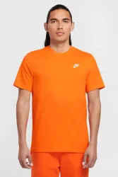 Nike Sportswear Club T-Shirt - Safety Orange M Herren