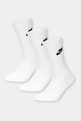 Nike Dreierpack Socken - Weiss + Schwarz EU42-46