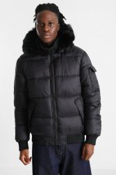 Poolman Puffer Bomberjacke - Black L Herren