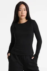 Tally Weijl Langarmshirt - Black S Damen
