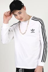 Adidas Originals Langarmshirt - Weiss 140 Kids
