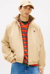 Tommy Jeans Leichte Jacke aus Twill - Gentle Gold L Herren