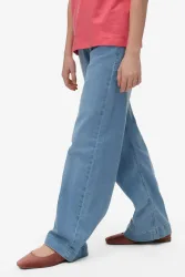 Vero Moda VMDAISY Wide Leg Jeans - Light Blue Denim 152 Kids