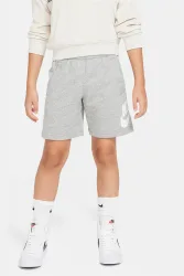 Nike Club Fleece Sweatshorts - Grey Heather S Kids