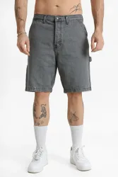 DC Carpenter Baggy Fit Jeansshorts - Medium Grey Denim 32 Herren