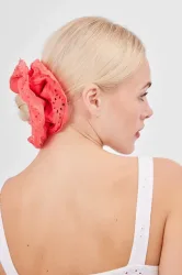 My Accessories London Scrunchy - Red Einheitsgroesse Damen