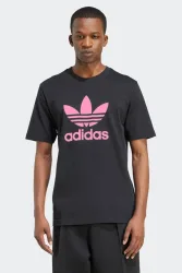Adidas Originals T-Shirt - Black + Lucid Pink L Herren