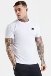Siksilk T-Shirt - White L Herren