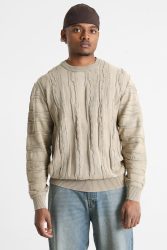 Redefined Rebel RRJAMIE Strickpullover - Vintage Khaki M Herren