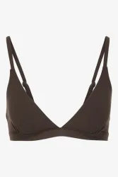 Only Lingerie - Triangel-BH, ohne Bügel, für Damen, Dunkelbraun, Größe M