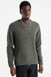 Redefined Rebel RRRYAN Strickpullover - Forest Night L Herren