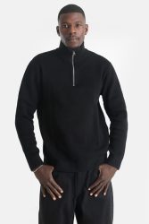 Jack & Jones Premium Blamilano Oversize Strickpullover - Black M Herren
