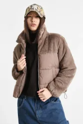 Only ONLWANJA Gesteppte Jacke - Walnut M Damen