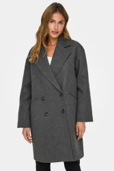 Only ONLBLAKE Mantel - Dark Grey Melange XS Damen