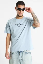 Pepe Jeans T-Shirt - Fade Blue L Herren