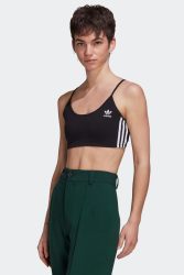 Adidas Originals Gerippte Brassière - Schwarz 38 Damen
