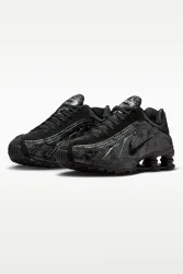 Nike Shox R4 Sneaker - Black + Metallic Silver EU37.5 Damen