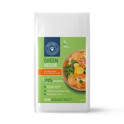 Trockenfutter Green Veggie mit Süßkartoffel, Linse, Banane & Leinöl für Hunde - 4kg