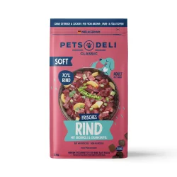 Trockenfutter Soft Rind mit Brokkoli & Granatapfel für Hunde - 2kg