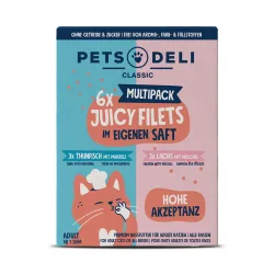 Juicy Filets Multipack Lachs, Thunfisch - 6x70g
