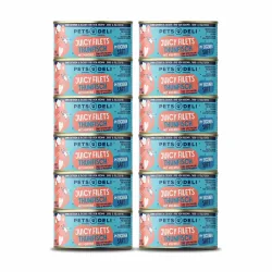 Juicy Filets Thunfisch mit Makrele - 12x70g