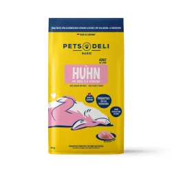 Trockenfutter Premium Basic Huhn mit Hirse, Spirulina und Ei für Hunde - 9kg