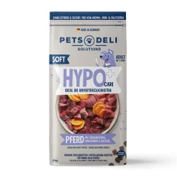 Trockenfutter Hypocare Soft Pferd mit Süßkartoffel, Preiselbeere und Distelöl für Hunde - 6kg