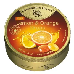 Zitronen & Orangen Drops gefüllt