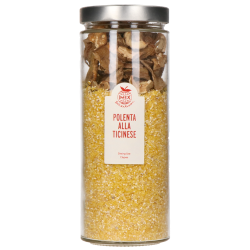 Polenta alla Ticinese im Glas