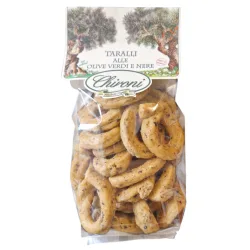 Taralli alle olive verdi e nere