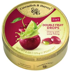 Sauerkirschen Drops gefüllt mit Limetten