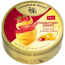 Zitronen Drops gefüllt mit Erdbeere