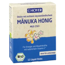 HOYER, HOYER Manukahonig MGO 250+ Liquid Sticks (12 Stk)