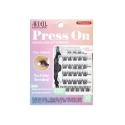 Ardell Press On Pre-Glued Underlash Wispies Natural Brown Box 30 Stk