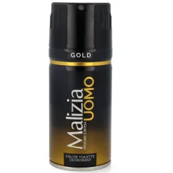 Malizia Uomo Body Spray Gold Deodorant (150ml)