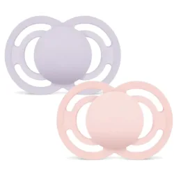 MAM Perfect Nuggi Silikon 6-16 Monate, pink/lila (2 Stk)