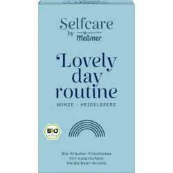 Messmer Bio Lovely Day Routine Kräuter-Früchtetee mit Heidelbeeraroma (16 Beutel)