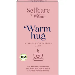 Messmer Bio Warm hug Kräuter-Früchtetee mit Zimt-Erdbeeraroma (16 Beutel)