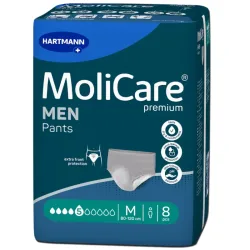 MoliCare Premium Men Inkontinenz-Pants, Taille 80-120cm, Stärke 5 (8 Stk)