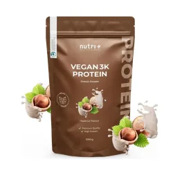 nutri+ Vegan 3K Protein Hazelnut (1kg)