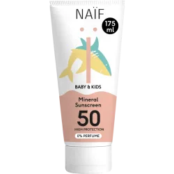 NaÏf Baby & Kids Mineral Sun cream SPF50, parfümfrei (175ml)