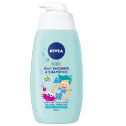 NIVEA Kids 2in1 Shower & Shampoo Apfelduft (500ml)