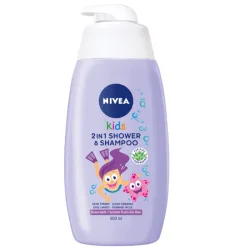 NIVEA Kids 2in1 Shower & Shampoo Beerenduft (500ml)