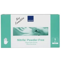 ABENA Starline Nitrilhandschuhe Sensitive, Handumfang 16-19cm, unsteril, blau (100 Stk)