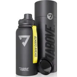 ABOVE. Edelstahl Thermosflasche, 950ml, schwarz (1 Stk)