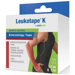 Actimove Leukotape K rot, 5cmx5m (1 Stk)