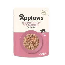 Applaws Pouch in Jelly 16 x 70 g - Thunfisch mit Garnelen