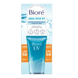 Bioré, Bioré Aqua Rich UV Leichtes Feuchtigkeitsfluid LSF50 Gesichtsfluid 50 ml