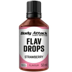 Body Attack Flav Drops Strawberry (50ml)