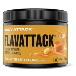 Body Attack FLAVATTACK Geschmackspulver, Peanut Butter Salty Caramel (250g)